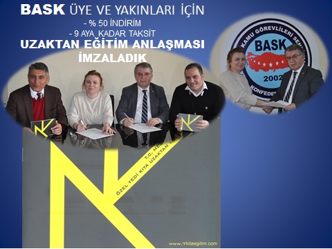 ÜYELERİMİZ VE YAKINLARI İÇİN UZAKTAN EĞİTİM ANLAŞMASI