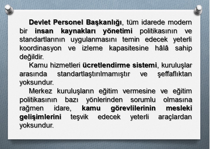 AB 2018 TÜRKİYE RAPORUNDA KAMU GÖREVLİLERİ İLE İLGİLİ DEĞERLENDİRMELER…