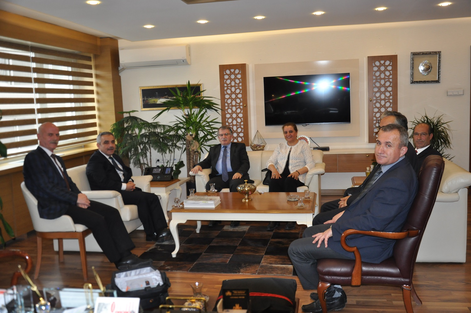 BASK DEVLET PERSONEL BAŞKANINI  ZİYARET ETTİ