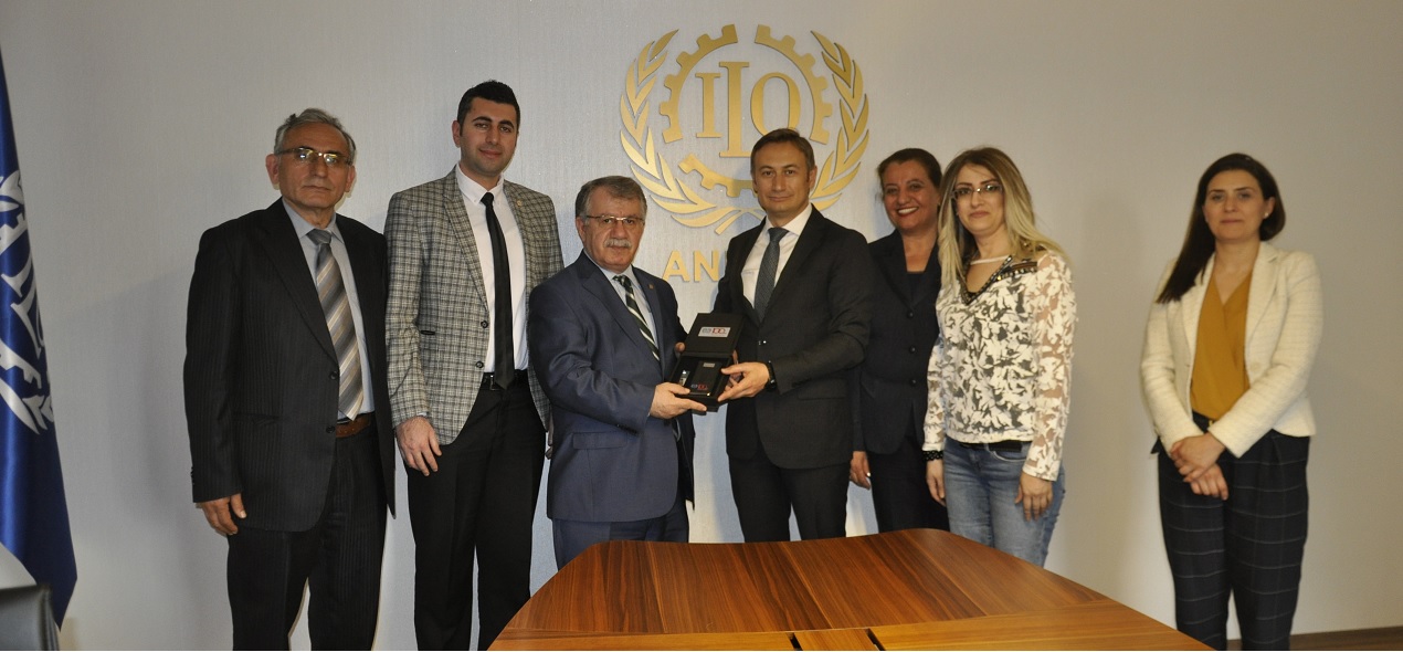 BASK’TAN, ILO TÜRKİYE TEMSİLCİS NUMAN ÖZCAN’A  ZİYARET.