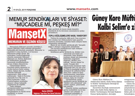 MEMUR SENDİKALARI VE SİYASET: