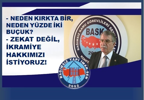 GENEL BAŞKAN BAYRAM ZENGİN: 
