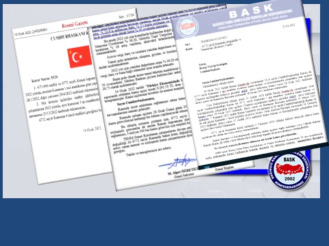 “BASK’TAN CUMHURBAŞKANINA 20. BAŞVURU: MEMURLAR İKRAMİYE HAKLARINI İSTİYOR”